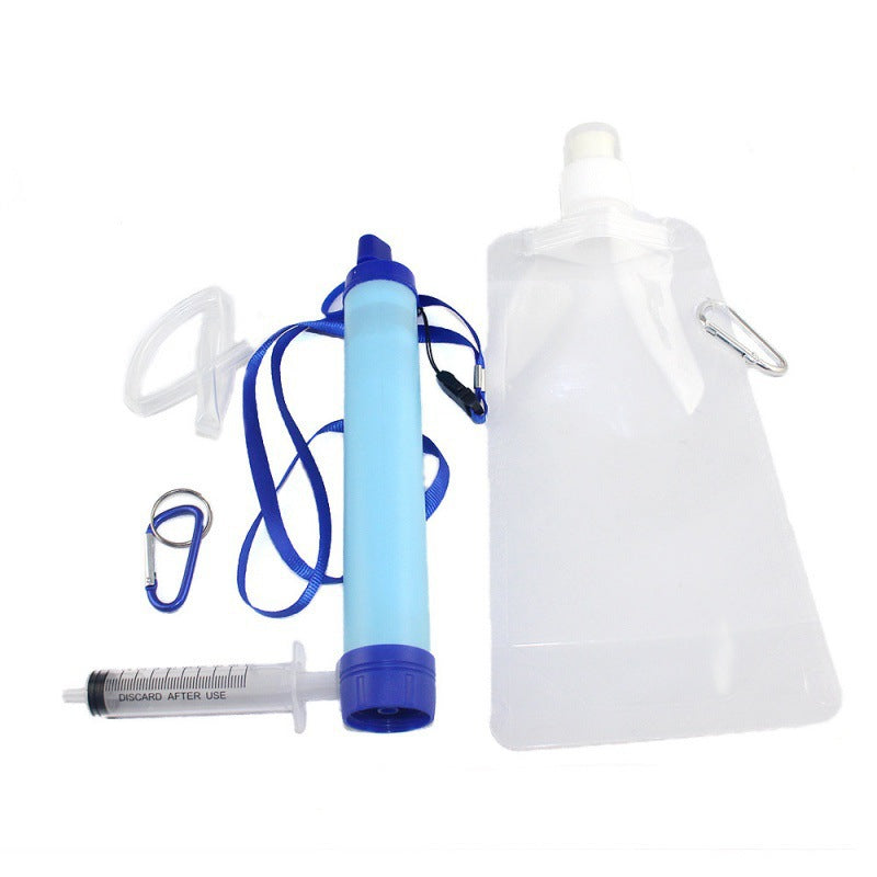 Draagbare Nood Waterfilter voor Noodsituaties, Outdoor, Kamperen & Survival